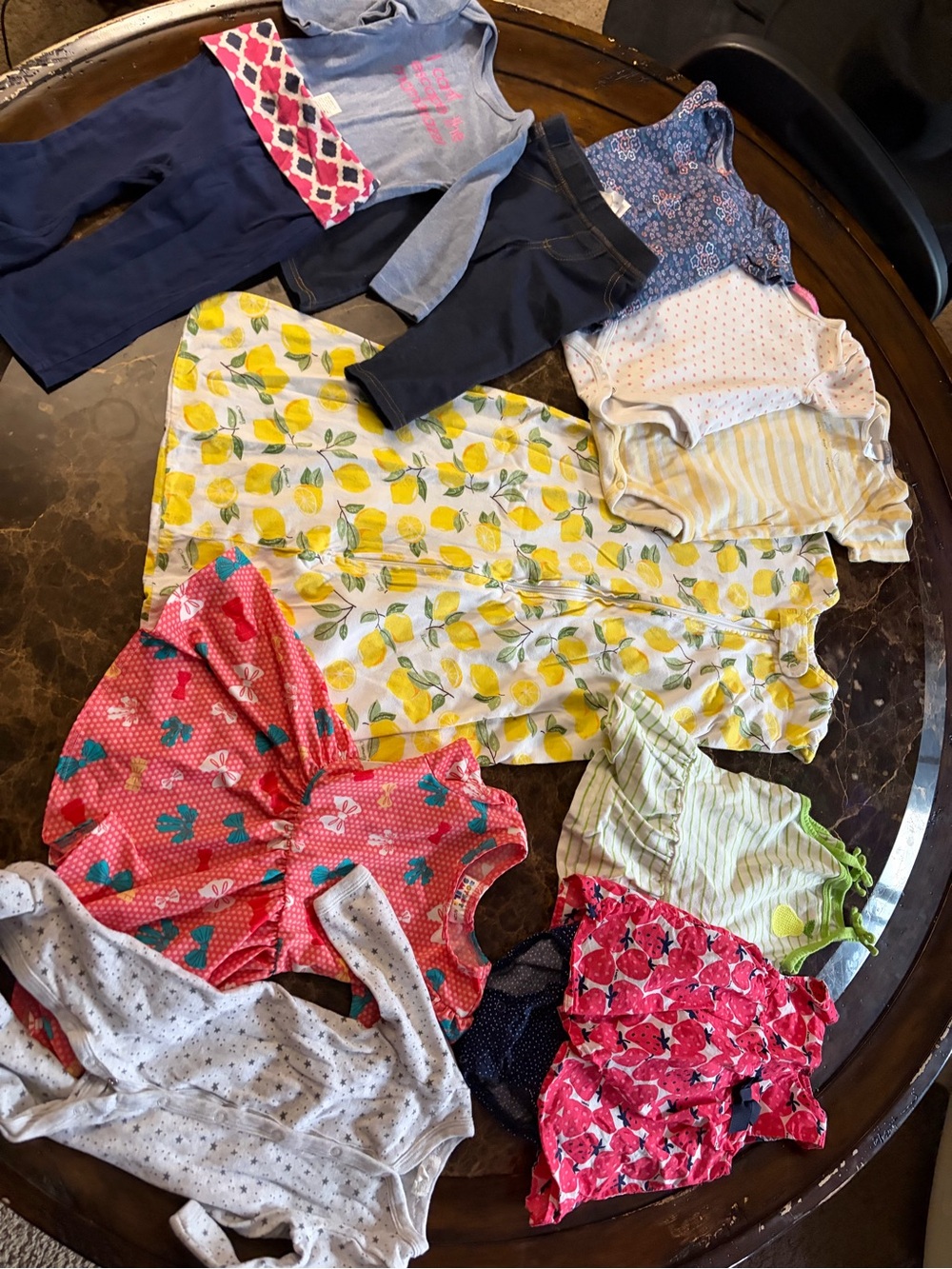 Baby girl summer clothes bundle